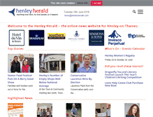 Tablet Screenshot of henleyherald.com